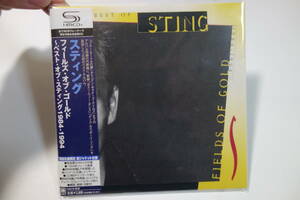  新品・未開封★Sting(スティング)/Fields Of Gold(フィールズ・オブ・ゴールド ベスト・オブ・スティング 1984-1994) 紙ジャケット SHM-CD