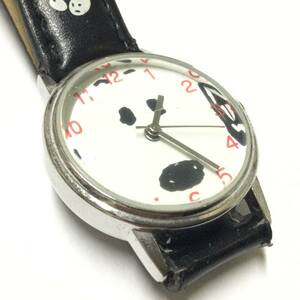 [ secondhand goods, battery replaced ] universal Studio Japan Snoopy wristwatch 