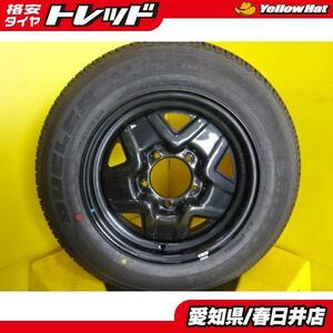 【中古】ブリヂストン デューラーH/T684 2 175/80R16 91S 2021年製+ジムニー純正16インチスチール 1本のみ！ジムニー AZオフロードなどに