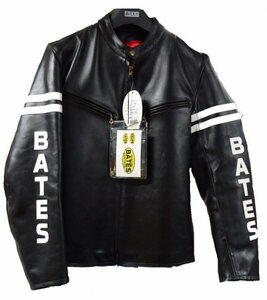 ★☆稀少!!BATES ベイツ BAJ-A2 レザージャケット 　アイボリー ヴィンテージ復刻デザイン　40（　M-L　）サイズ☆★