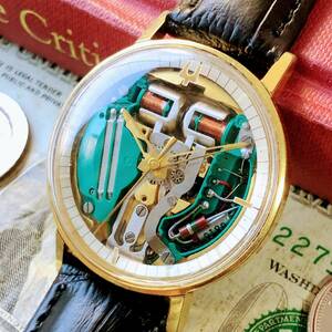 #1757【売切り特価！】メンズ 腕時計 ブローバ 音叉時計 動作良好 1960年代 アンティーク アキュトロン BULOVA Accutron ヴィンテージ