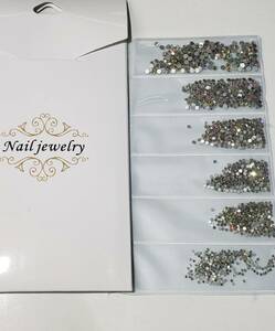 [ high quality glass nails rhinestone Aurora * crystal profit 2 point set 1800 jpy ]