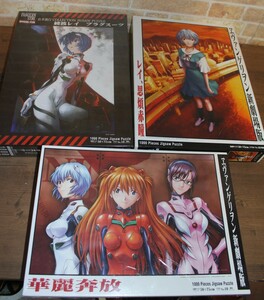  unused? Evangelion puzzle 1000 piece Ayanami Rei plug suit other 