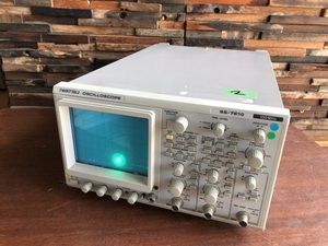 IWATSU SS-7810A 岩通 岩崎通信機 アナログオシロスコープ 通電のみ 2