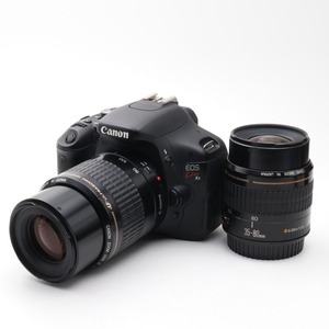 中古 美品 Canon X5 ダブルズームセット キャノン 一眼レフ カメラ 自撮り おすすめ 初心者 入門機 新品SDカード8GB