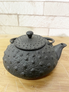 南部鉄瓶 湯沸 急須 煮茶壷 茶器 茶道具 煎茶道具 サイズ　16×14ｃｍ(二階)