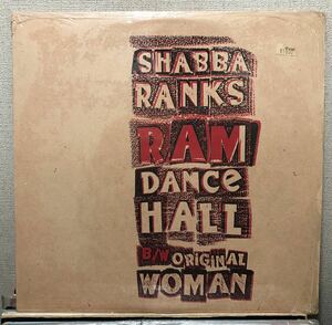 レア 倉庫出 シュリンク 美品 1994 Shabba Ranks / Ram Dancehall b/w Original Woman シャバ ランクス Original US 12 Epic Sony