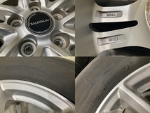 バリ溝 '17年製 BS BALMINUM 15インチ 6J +52 PCD114.3 5H LUFT RV 195/65R15 4本 ノア ヴォクシー ステップワゴン 等 (YD1166)_画像10