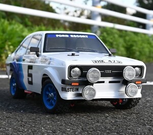 タミヤ ラジコンカー 1/10 電動RCカーシリーズ フォード エスコート Mk.II ラリー 4WD オンロード オフロード 競技用 RCカー No.687