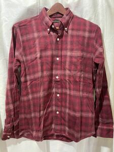  price cut! Fullcount check flannel shirt button down shirt L