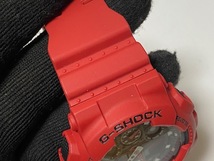 カシオ CASIO Gショック G-SHOCK アナデジ ブラック×レッド GA-100B-4AJF 展示未使用品_画像6