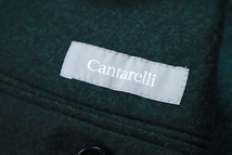 ● Cantarelli ◆テーラードジャケット グリーン サイズ52 ウールフランネル イタリア製 カンタレリ ◆ZX7_画像6