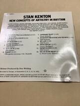 送料無料 STAN KENTON「NEW CONCEPTS OF ARTISTRY IN RHYTHM」輸入盤_画像4