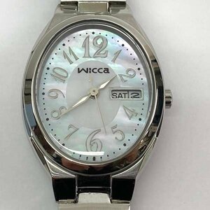 ｔ）シチズン ウィッカ Wicca ソーラーテック 腕時計 H3-118-91 レディース 腕回り約15㎝ ブランド品 中古 ※箱・コマ・取扱説明書有り