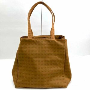 ｔ）ボッテガ・ヴェネタ BOTTEGA VENETA トートバッグ 蝶柄 バタフライ ベージュブラウン系色 2way ブランド品 鞄 中古