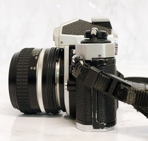 ニコン FM2 一眼レフ フィルムカメラ フィルター レンズ付き（NIKKOR 50mm 1.4）動作未確認 ジャンク_画像3