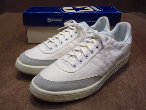  Vintage 80's*DEADSTOCK CONVERSE lady's CHRIS EVERT BARCELONA white 8 1/2*220419i7-w-snk-255cm 1980s dead stock sneakers 