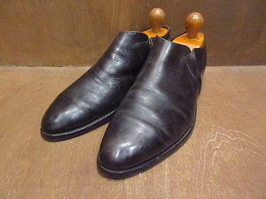  Vintage ~70's* со вставкой из резинки Van p Loafer чёрный *220430r3-m-lf-285cm кожа обувь обувь ботинки формальный кожа обувь простой tu