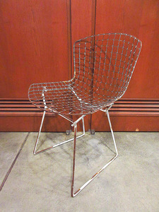 ビンテージ●Knoll Bertoia Collection Side Chair B●220414s7-chrベルトイアコレクションサイドチェアノールミッドセンチュリー雑貨USA
