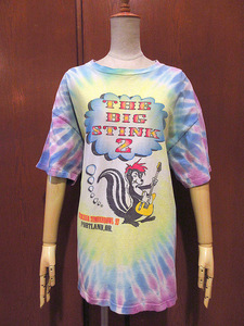 ビンテージ90’s●The Big Stink 2 1997年タイダイフェスTシャツsize XL●211116s2-m-tsh-bn 1990sフェスティバル音楽古着コットンUSA製