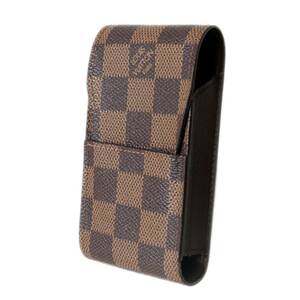 LOUIS VUITTON/ルイヴィトン エテュイシガレット シガレットケース ダミエ エベヌ N63024 CT1016 ES Bランク