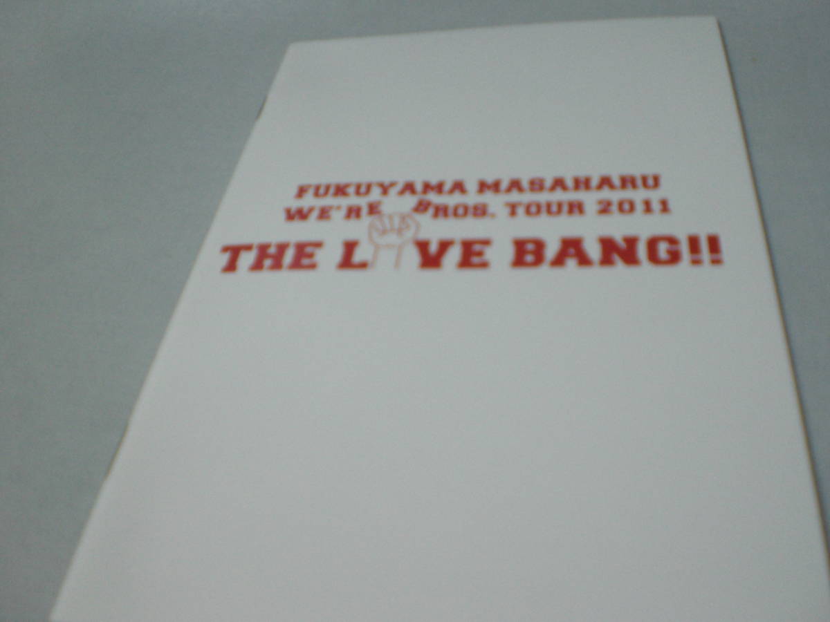 2DVD 福山雅治WE'RE BROS. TOUR  THE LIVE BANG!!   JChere雅虎