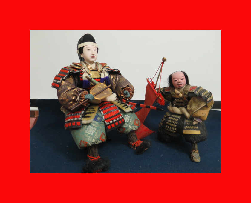 : [Doll Museum] Maruhira Musha F-134 Satsuki Doll, Samurai Doll, General Decoration. Makie Five, season, Annual event, children's day, May doll