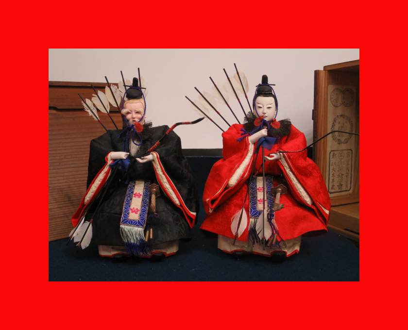 : [Doll Museum] Maruhira Tsuishin F-162 Hina dolls, Maruhira Oki Heizo. Hina doll accessories, Hina palace. Makie Hina, season, Annual Events, Doll's Festival, Hina Dolls