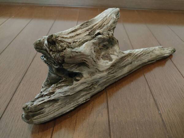 ☆天然流木 水槽 1点物 アクアリウム オブジェ アート 34×14×9.5cm 大和川 爬虫類 トカゲ ヘビ インテリア 魚 めだか 隠れ家