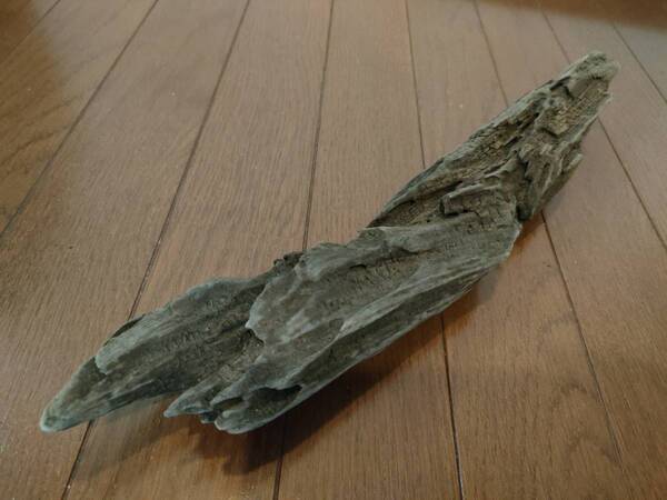 ☆天然流木 水槽 1点物 アクアリウム オブジェ アート 43×5×8cm 大和川 爬虫類 トカゲ ヘビ インテリア 枝 魚 隠れ家