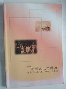 特別展　地域文化の源流　多摩に生まれた「学び」の系譜　多摩市文化振興財団(パルテノン多摩) 