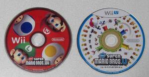 Wii/U новый Super Mario Brothers Wii/U NEW SUPER MARIO BROS.Wii/U 2 шт. комплект *