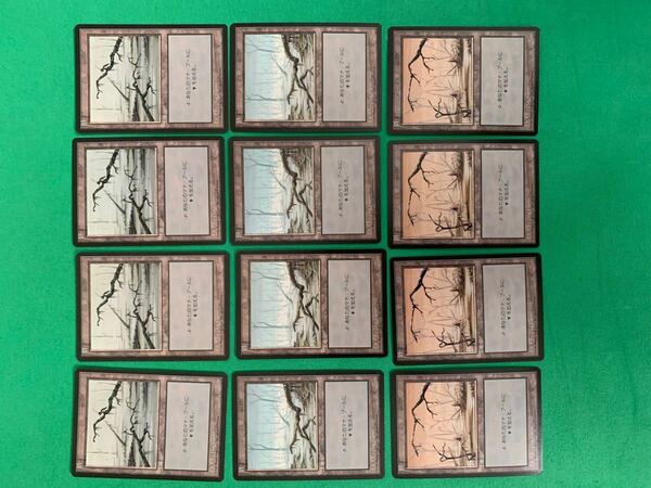 マジックザギャザリング MTG 土地　沼　黒枠