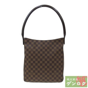 【中古】 ルイヴィトン ダミエ ルーピング スペシャルオーダー ショルダーバッグ レディース エベヌ ヴィトン LOUIS VUITTON【質屋】