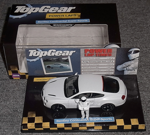 1/43 ベントレー コンチネンタル スーパー スポーツ ホワイト トップギア Bentley CONTINENTAL SUPER SPORTS GT TopGear