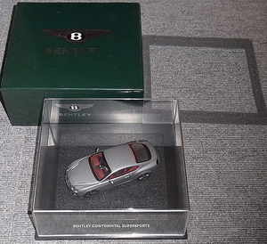 1/43 ベントレー コンチネンタル スーパースポーツ シルバー Bentley CONTINENTAL SUPERSPORTS GT GTC