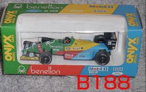 ONYX 1/43 ベネトン フォード B188 ブーツェン 1988 BENETTON FORD B189 B188 012