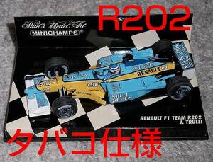 タバコ仕様 1/43 ルノー F1 R202 トゥルーリ 2002 RENAULT ベネトン