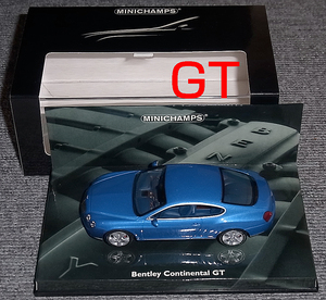 1/43 ベントレー コンチネンタルGT ブルメタ Bentley CONTINENTAL GT GTC　ブルーメタリック