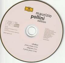 ★CD DG シューベルト:ピアノソナタ第20番.アレグレット*マウリツィオ・ポリーニ(Maurizio Pollini)/限定PURE GOLD金盤_画像3