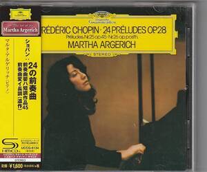 ★CD DG ショパン:24の前奏曲集 *マルタ・アルゲリッチ(Martha Argerich)/SHM-CD仕様