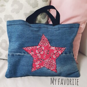レッスンバッグ ペイズリー 星 入園グッズ 入学グッズ