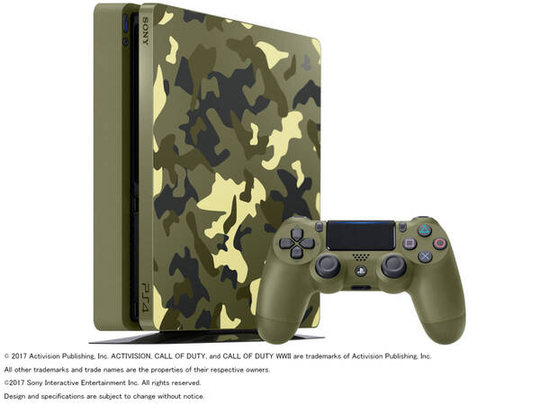匿名送料無料 ★迷彩柄 限定モデル PlayStation4【未開封】コール オブ デューティ ワールドウォーII リミテッドエディション 1TB ★即決!