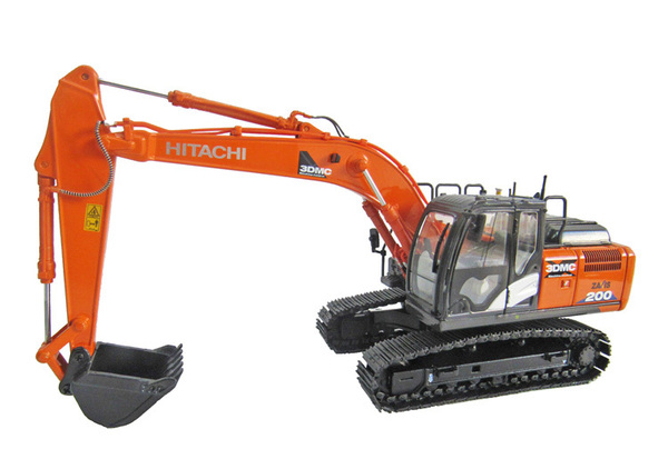 匿名送料無料☆コンストラクション仕様機★日立建機 ミニチュア☆ICT 油圧ショベル ZAXIS 200X 受信アンテナ装備 3DMC スケール1/50 即決!