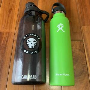 米海兵隊放出品 CAMELBAK キャメルバック チュート マグ HydroFlask ハイドロフラスク 水筒 ボトル 海兵隊人気 セット (管理番号B07)