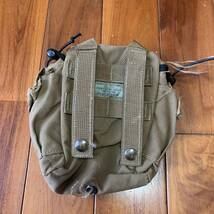 沖縄 米軍放出品 1 QT CANTEEN UTILITY POCKET POUCH ユーティリティ キャンティーン ポーチ コヨーテ (管理番号Y10)_画像2