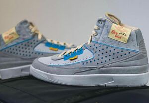 【28cm / US10】UNION × NIKE AIR JORDAN 2 “Grey Fog” ユニオン ナイキ エア ジョーダン グレイフォグ DN3802-001