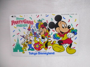 Tokyo Disneyland 東京ディズニーランド テレカ 50度数 未使用 定形郵便84円～ ゆうパケット ゆうパック60サイズ 同梱対応可能