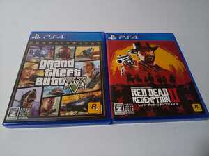 PS4 グランドセフトオート5 レッドデッドリデンプション 2本セット GTA RDR