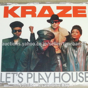 中古輸入CDS Kraze Let's Play House [Single 1989][6 Tracks][BCM 20270] D-Shake Yaaah Yeah サンプル元ネタ アカペラ含